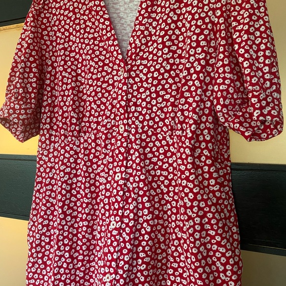 Boden Women’s Button Mini Jersey Tea Dress - Size 12 - Picture 5 of 8